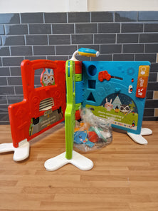 Fisher-Price Libro de historias Sienta y Levanta Juguete interactivo con luces y sonidos,