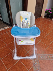 Trona Bebé, Sillón Infantil, Silla Infantil, Puericultura, Comidas Bebé, Plegada, Con Bandeja.