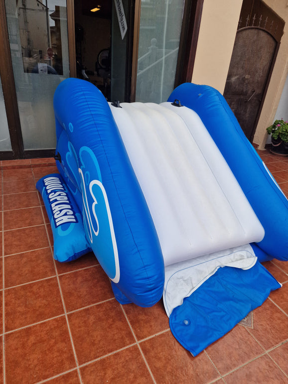 Tobogán De Agua Inflable Kool Splash Azul Intex