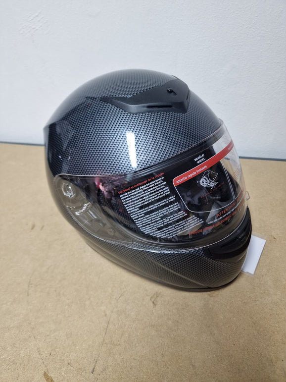 Casco Integral para Moto, Casco de Motocicleta Transpirable,TALLA L