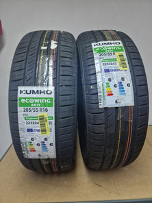 DOS NEUMATICO KUMHO 205/55VR16 91V ES31