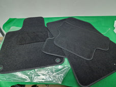 Alfombrillas de Moqueta Universales para Coche, Alfombrillas con talonera de Goma,