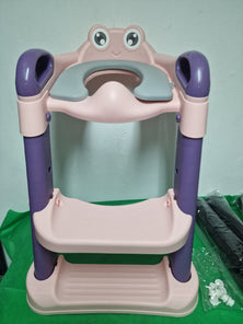 Adaptador WC Niños con Escalera,Reductor WC Niños,Adaptador Baño para Niños,Escalera WC para