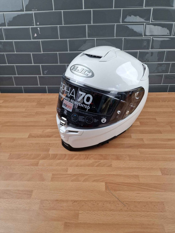 Casco  moto Helmet HJC R-PHA-70 PEARL WHITE ,Talla M