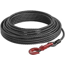 Cable de Cabrestante de Acero Galvanizado 10 mm x 23 m,