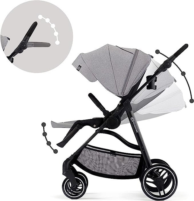 Silla bebe de Paseo, Carrito bebé, cochecito bebé, Reversible, Suspensión, Impermeable