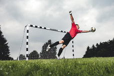 Puerta de fútbol para niños y adultos, 300 x 160 x 90 cm, para jardín al aire libre.