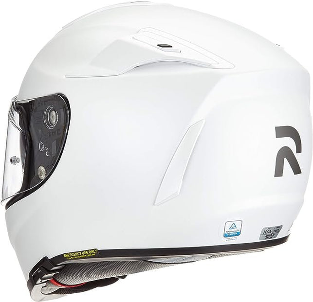 Casco de Moto, Hombre, Blanco Mat, M 🔺NUEVO🔺