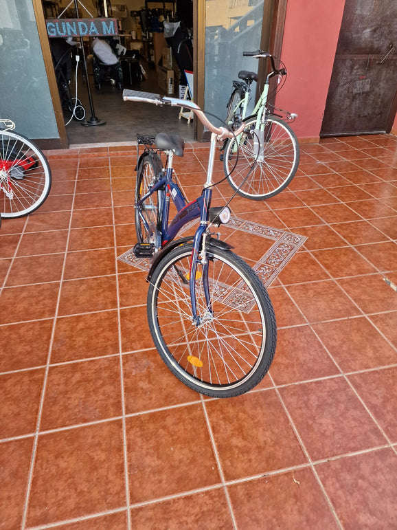 Bicicleta de Ciudad, Unisex-Adult, Azul, 26",.lli Schiano Chicago.