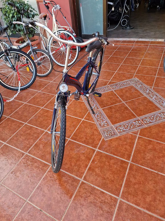 Bicicleta de Ciudad, Unisex-Adult, Azul, 26",.lli Schiano Chicago.