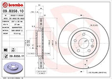 Disco de Freno con Recubrimiento UV,Brembo 09B35811