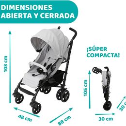 Carrito bebe  ,Silla de Paseo Liteway 4, Chasis de Aluminio Ligero, De 0 a 22Kg, 🟥NUEVO🟥