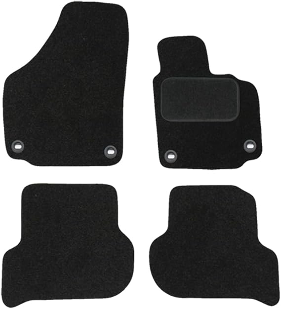 Juego de Alfombrillas de Goma para Coche Compatible/Repuesto para Volkswagen Golf Plus (MK 5)