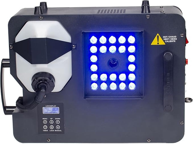 Maquina de Humo con Iluminación - Maquina de Niebla con Mando a Distancia - Potencia de 2000W