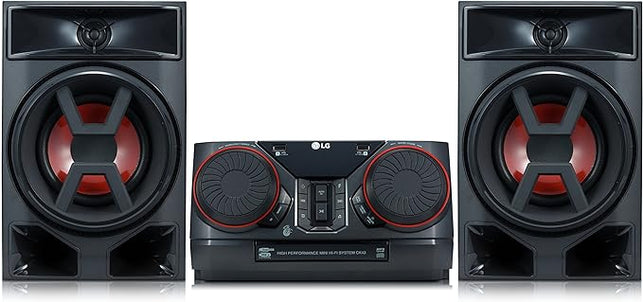 Equipo de Sonido, Potencia 300W, Bluetooth, USB Dual, Entrada AUX, Radio FM, Reproductor CD