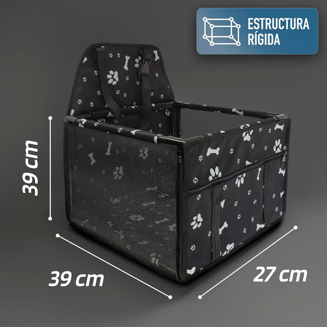 Protector de Asiento de Coche para Mascota Asiento de Coche Seguridad para Perros Gatos