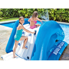 Tobogán De Agua Inflable Kool Splash Azul Intex