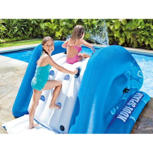 Tobogán De Agua Inflable Kool Splash Azul Intex