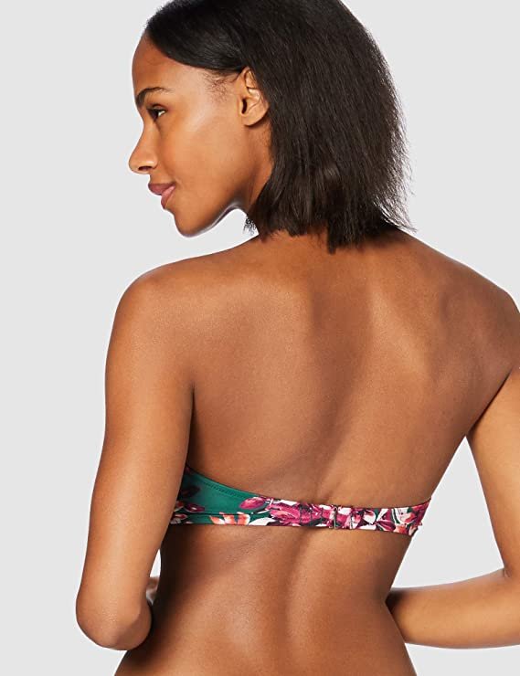 🟢Iris & Lilly Parte de Arriba de Bikini Bandeau Mujer