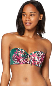 🟢Iris & Lilly Parte de Arriba de Bikini Bandeau Mujer