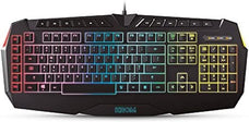 🟢Krom Khaido - Teclado con iluminación RGB, color negro