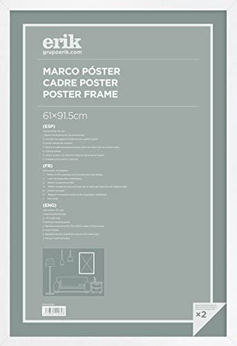 Marco para poster 61x91,5 - Marco poster blanco - Marco madera MDF