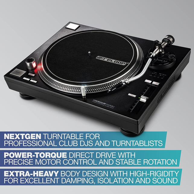 Plato  Direct Drive DJ Turntable (AMS-RP-7000-MK2),tocadisco 🚩SIN CÁPSULA