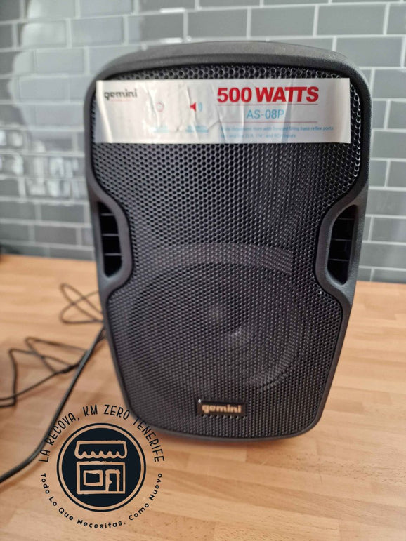 🟢Altavoz con amplificador de pico de 500  W para karaoke, fiestas, etc.