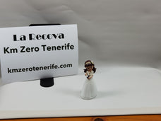 🟢Dekora - Figura Decorativa Niña para Tarta de Primera Comunion - 13 cm